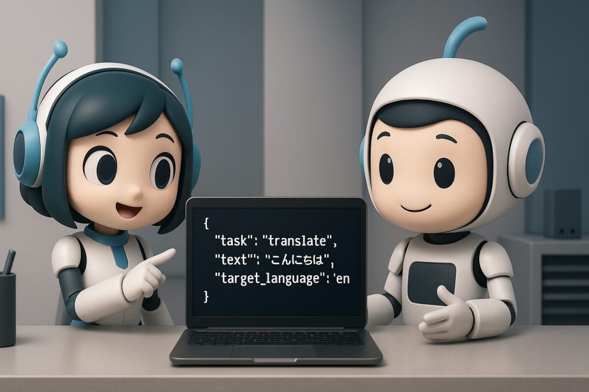AI同士って何の言葉で会話するん？二進数か？プログラミング言語か？