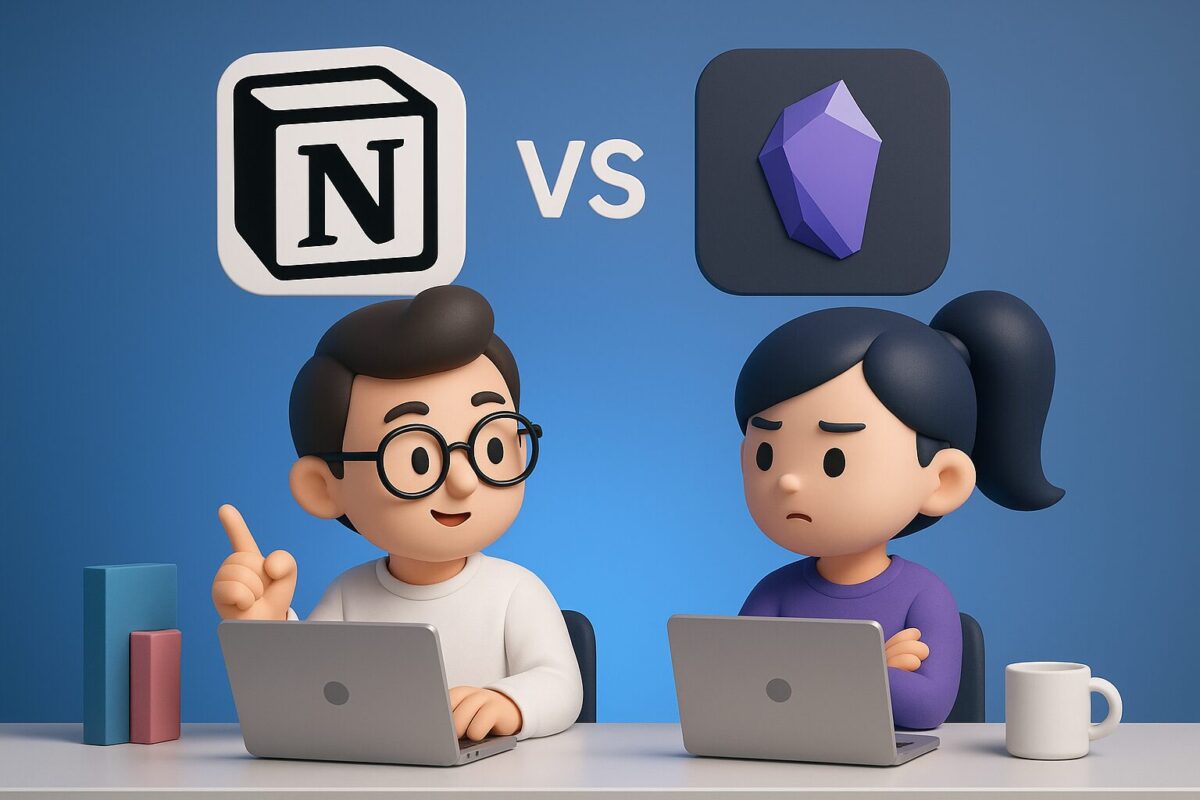 【効率化】Notion vs Obsidian　知識管理ツールの使い分け術