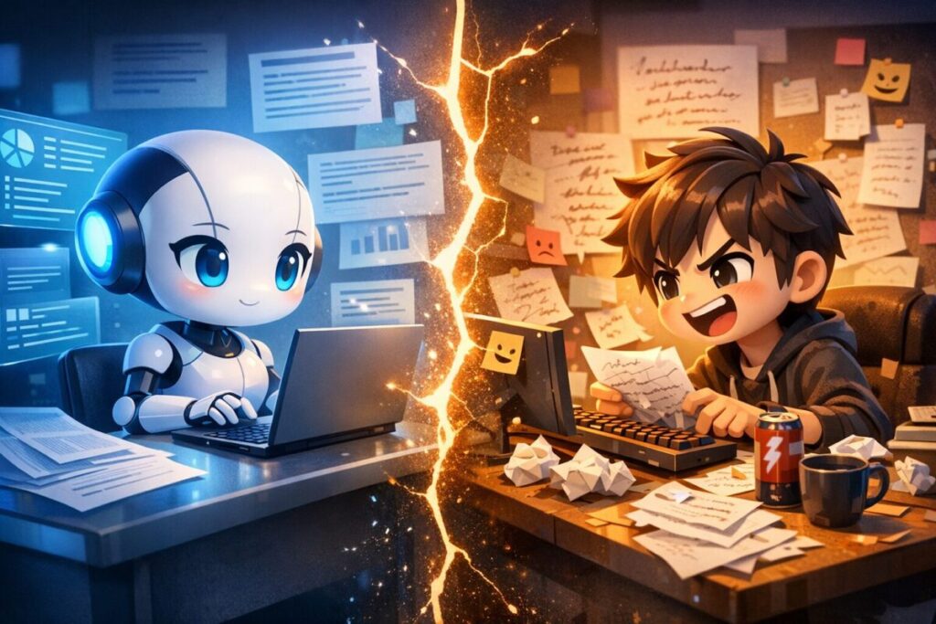 〖あるある〗AI文章が“それっぽいのに刺さらない”理由、具体例で解体